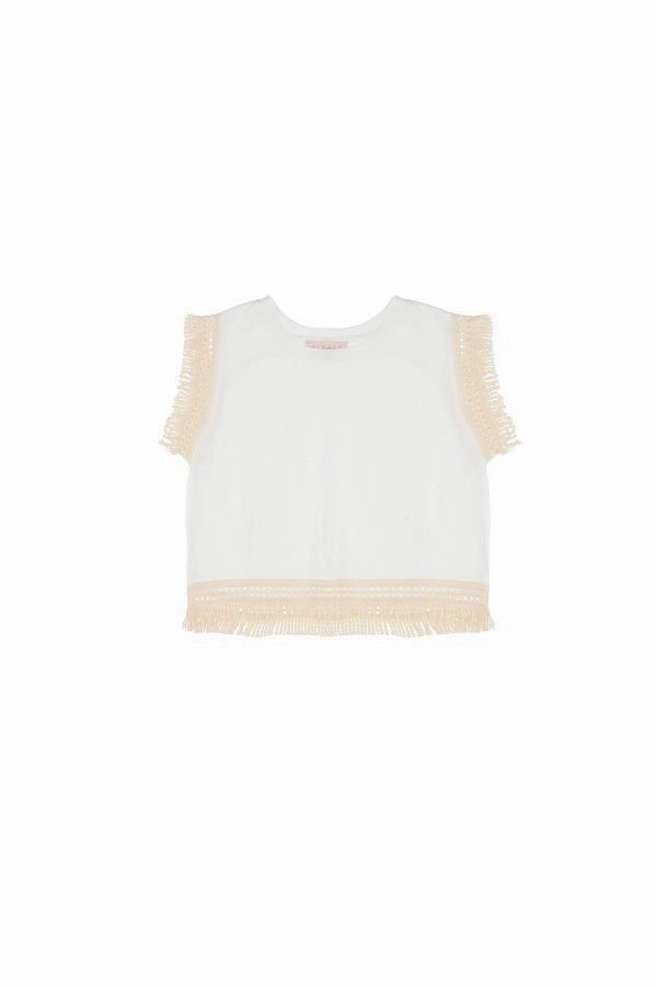Please T-shirt MQ02030G38 off white Sporty and Cool