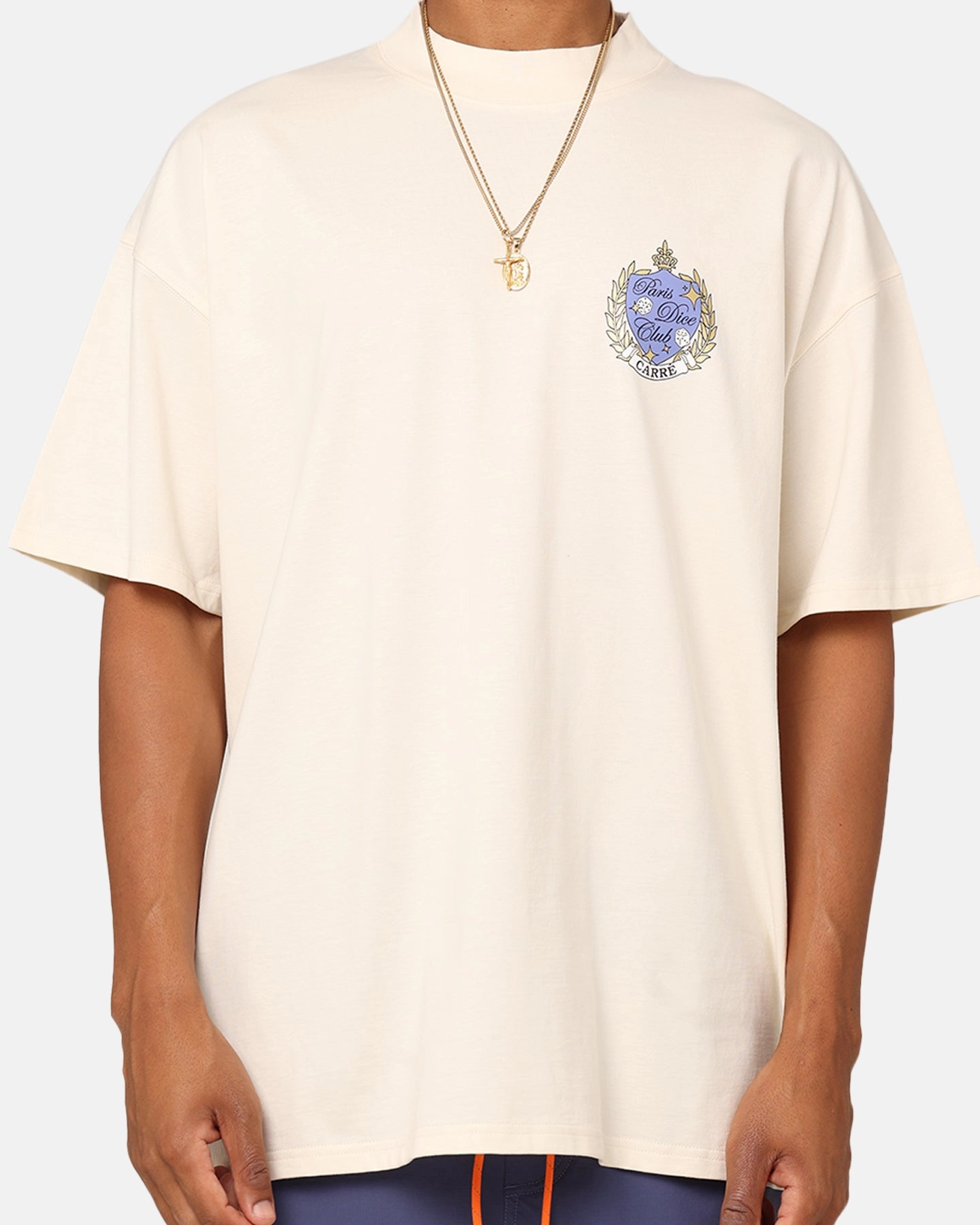 Carre Dice Club Oversized T-Shirt Stone Versatile Comfort Wear Comfy Style