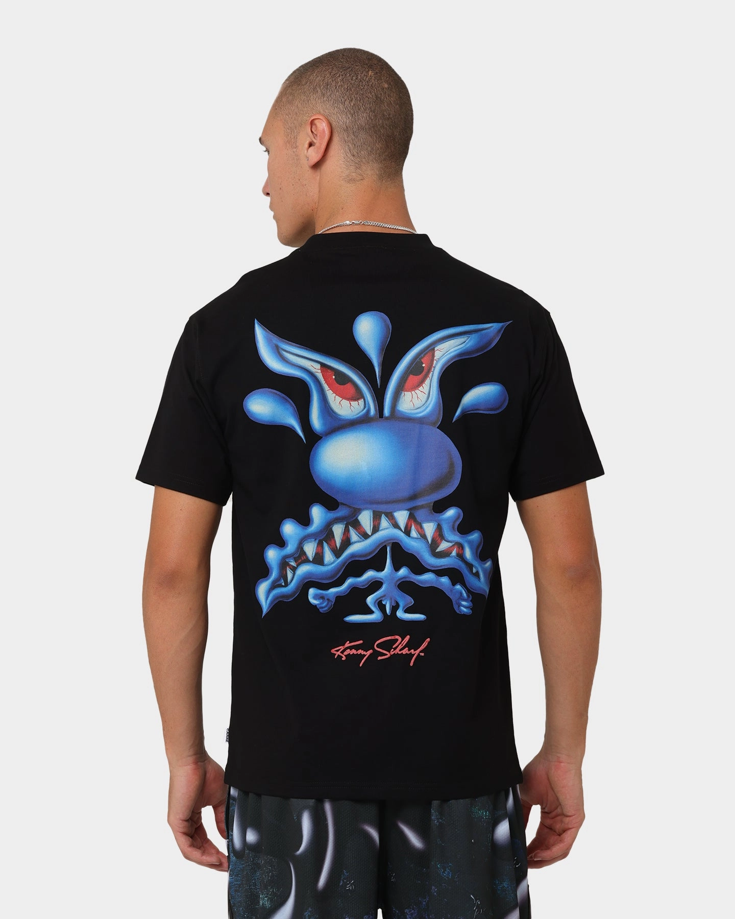 Carr?? X Kenny Scharf Meanie Oversized T-Shirt Black safe for skin HighThreadCount
