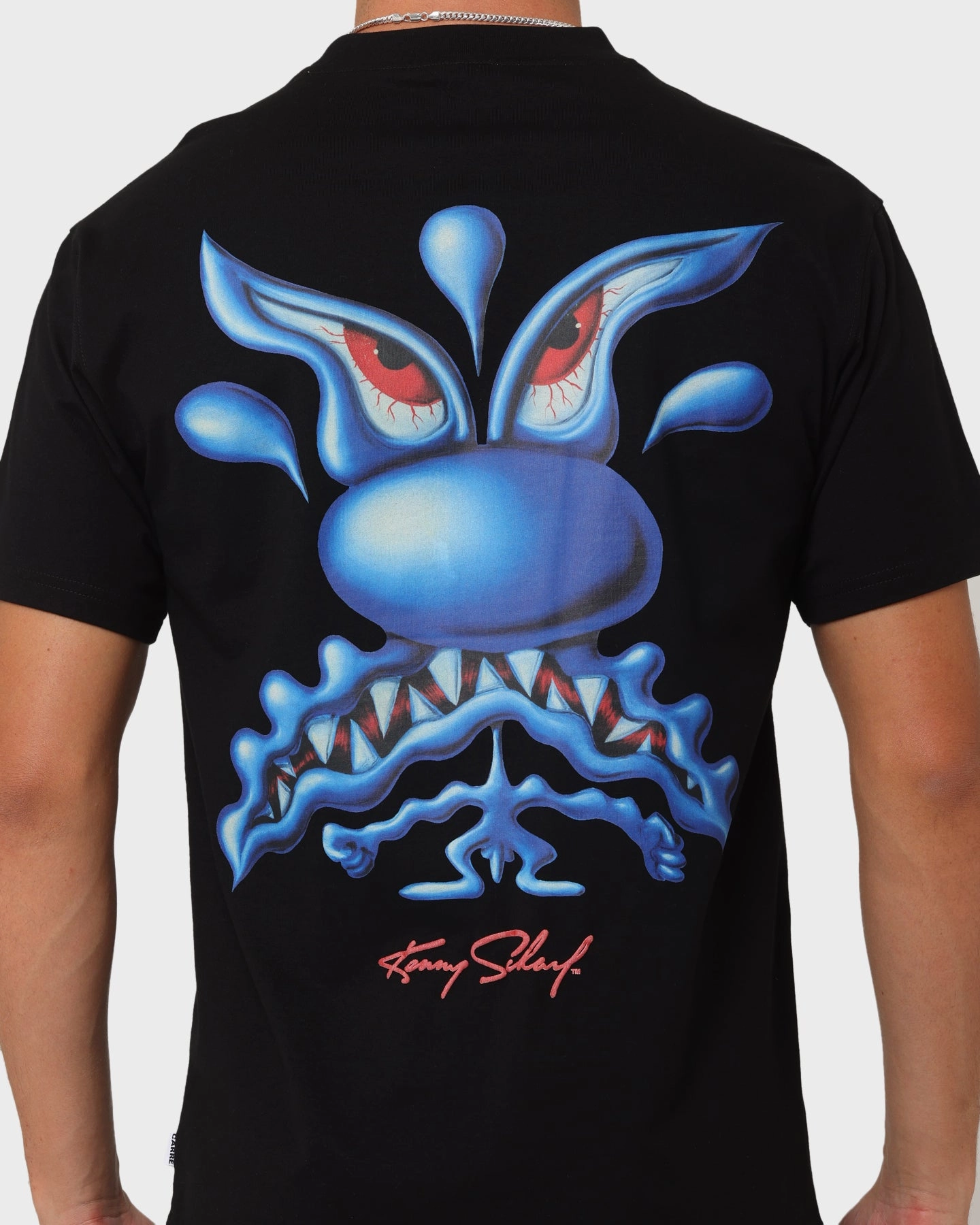 Carr?? X Kenny Scharf Meanie Oversized T-Shirt Black UV Protection