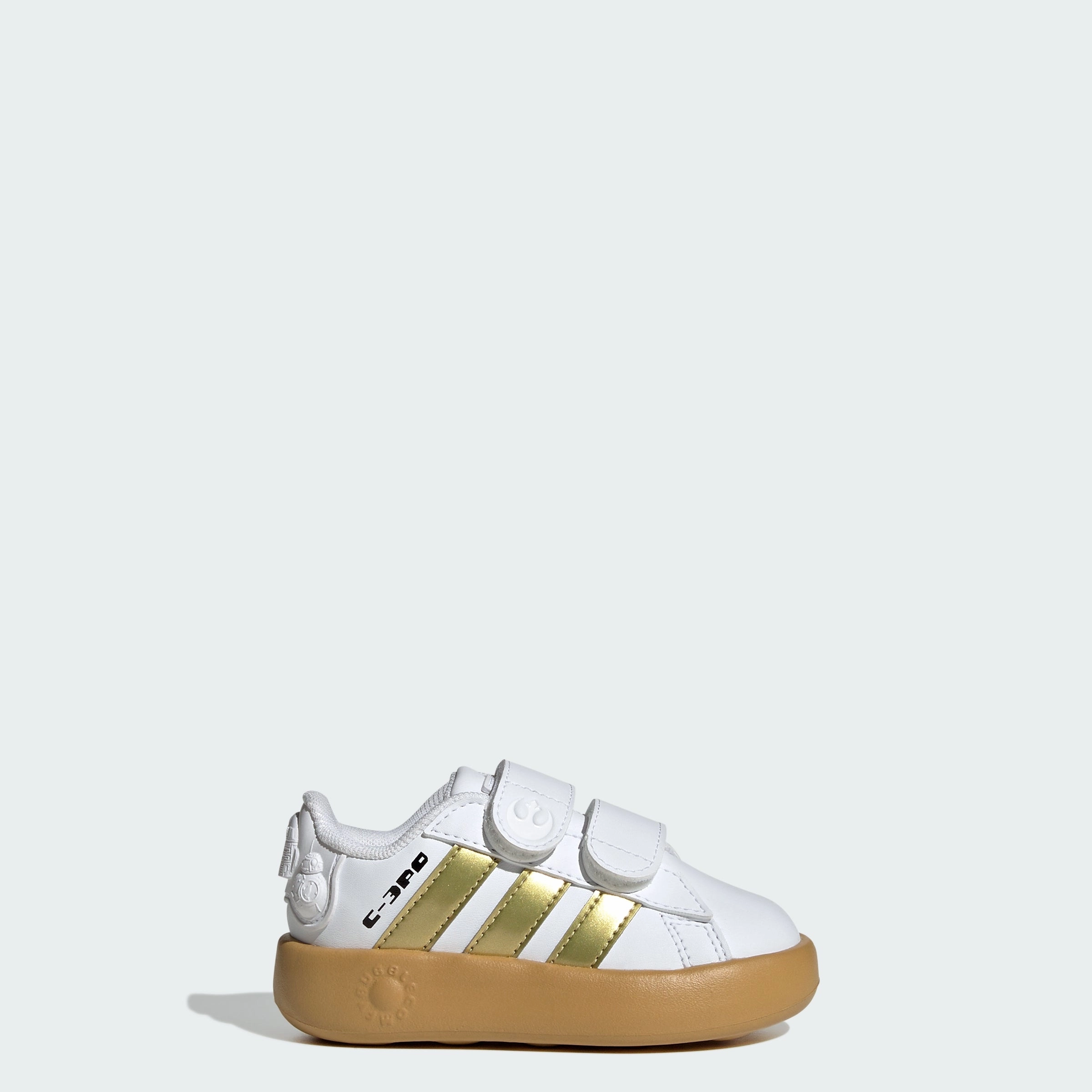 Kids' adidas adidas STAR WARS GRAND COURT 2.0 SHOES INFANTS Reinforced Stitch Detail