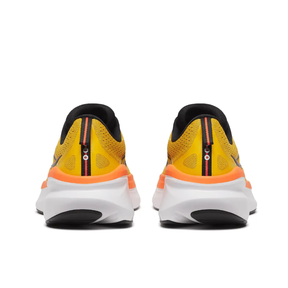 Saucony Men's Omni 22 Running Shoes in Pollen/Black SS25 Resilient Design Anatomical Toe Box