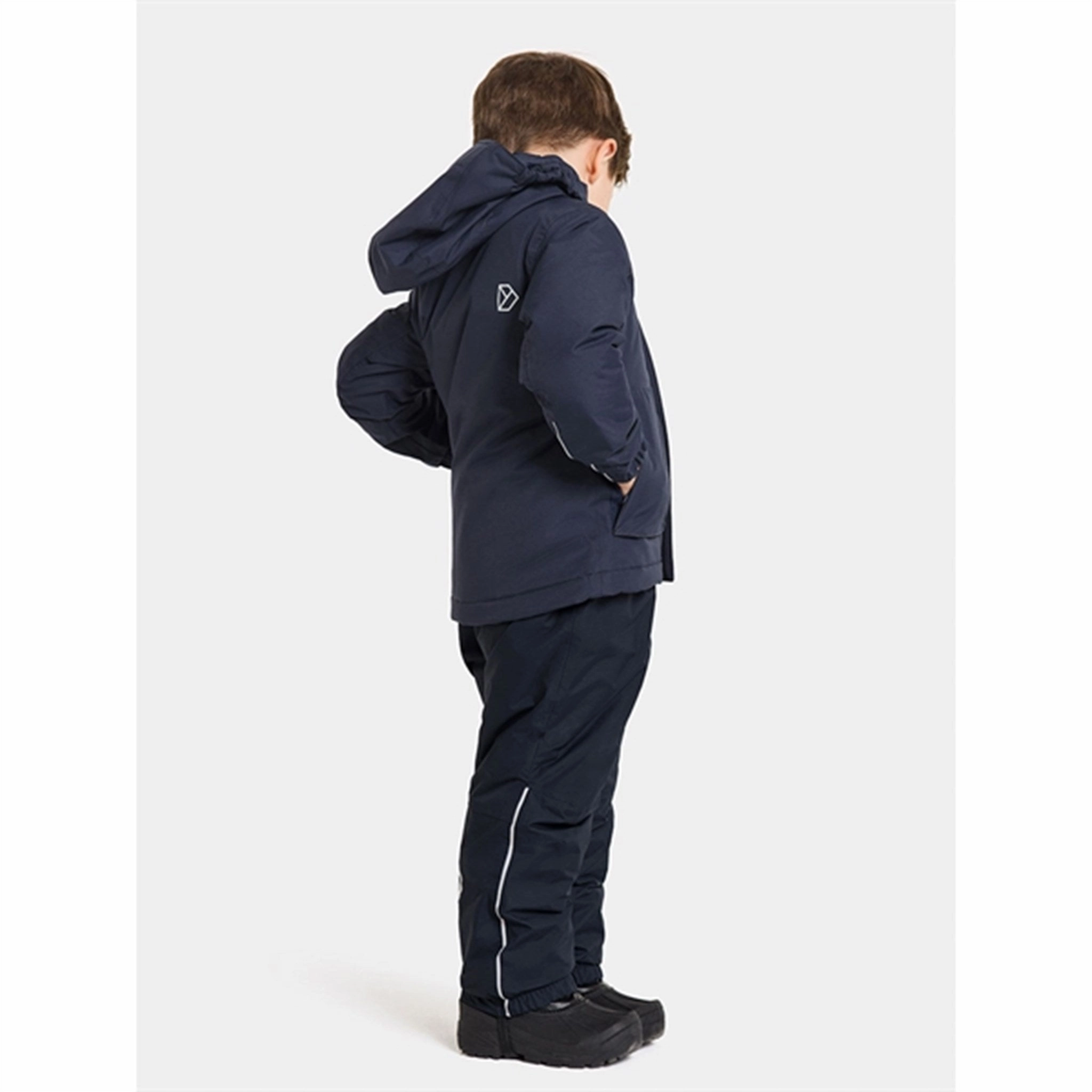 Didriksons Navy Rio Kids 2 Jacket Shrink Resistant Treatment