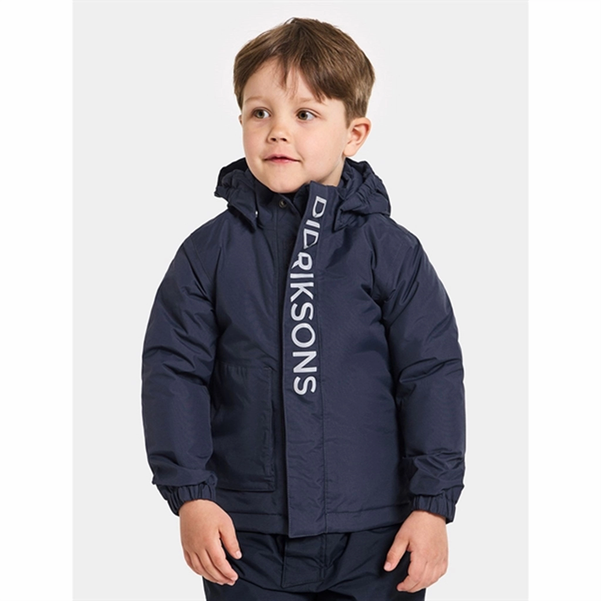 Didriksons Navy Rio Kids 2 Jacket Breathable Lining Reversible Style
