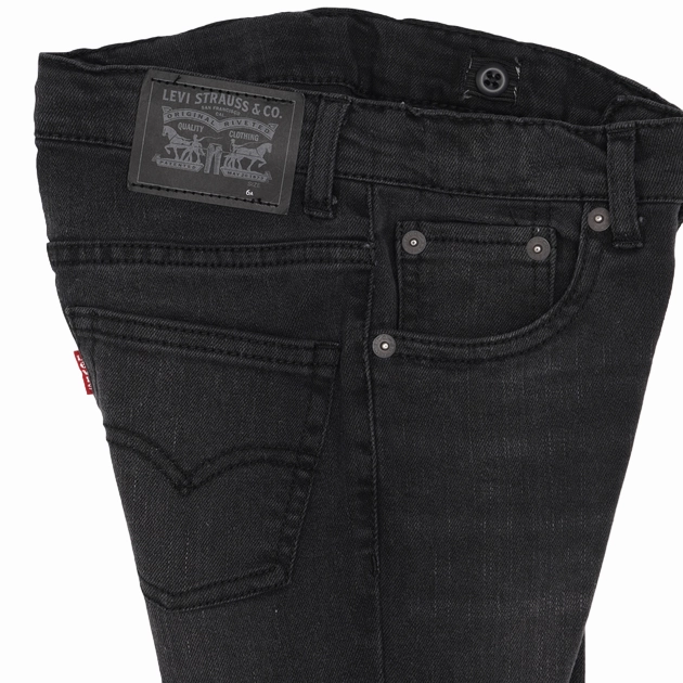Effortless Layer Compact Weave Technology Levi's Kids pantalone da bambino e ragazzo Jeans 512 Slim Taper 8E6728 K8C nero