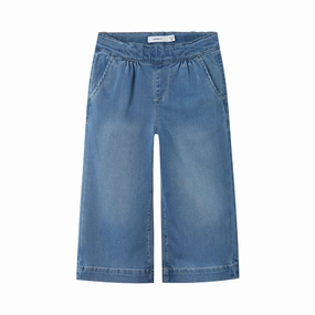 Base Wear name it pantalone da bambina Bella Wide 13230743 blu medio