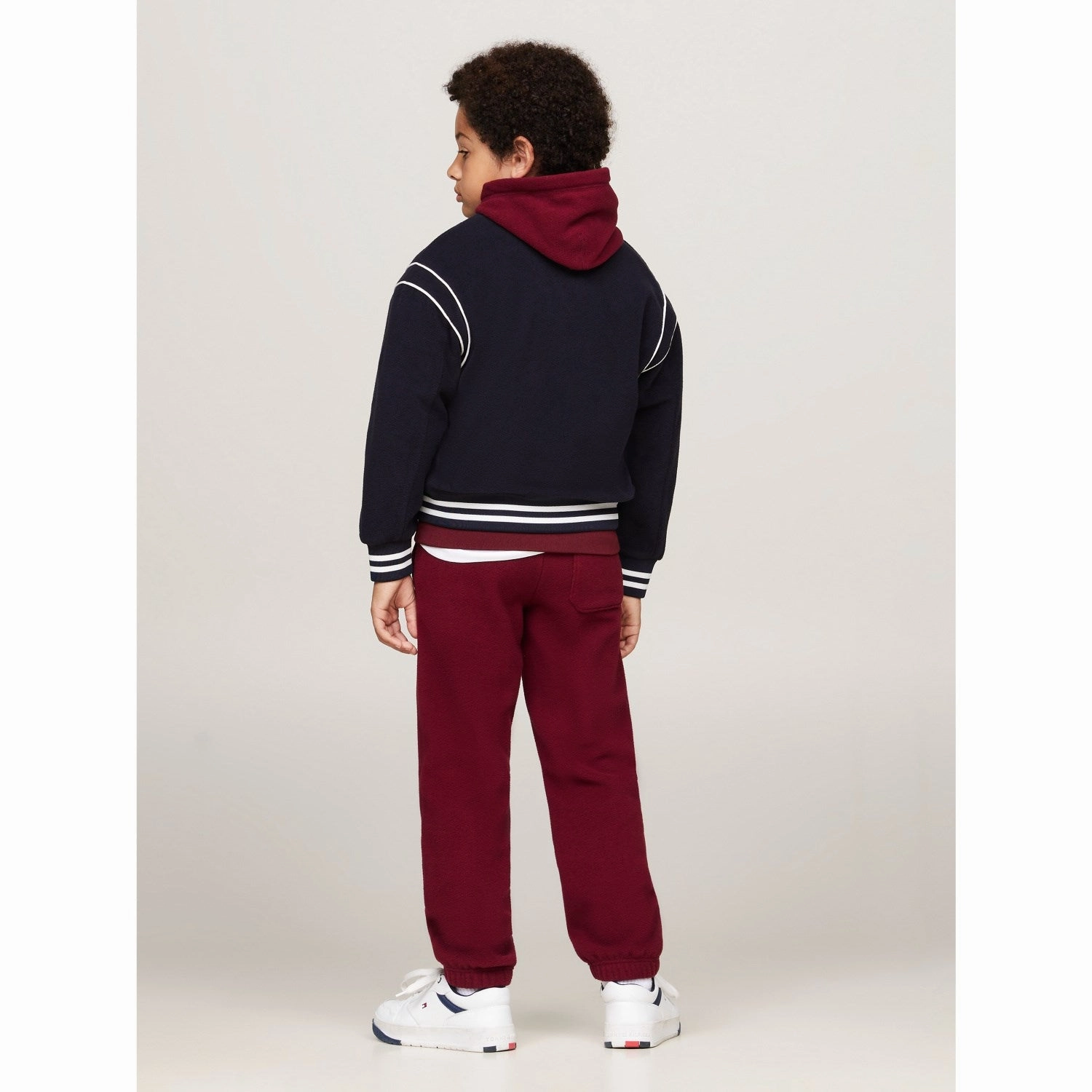 Tommy Hilfiger Desert Sky Polar Fleece Bomber Jacket 360?? Visibility