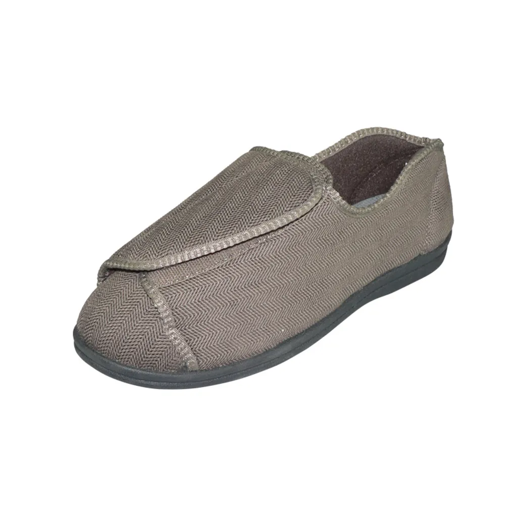 CLINIC Comfort System Men’s Clinic Slipper, Brown, 10
