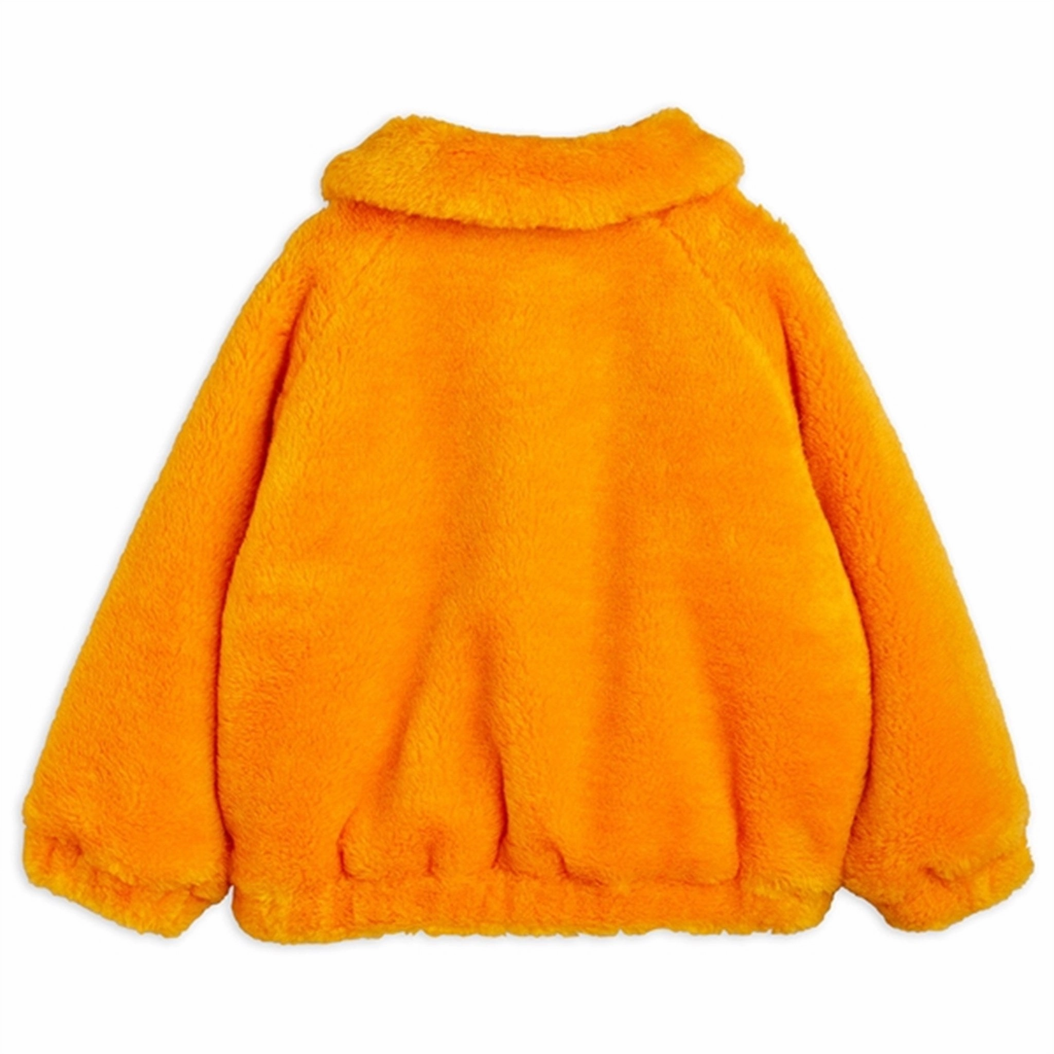 Low Profile Fastening AntiPilling Finish Mini Rodini Yellow Faux Fur Aviator Jacket