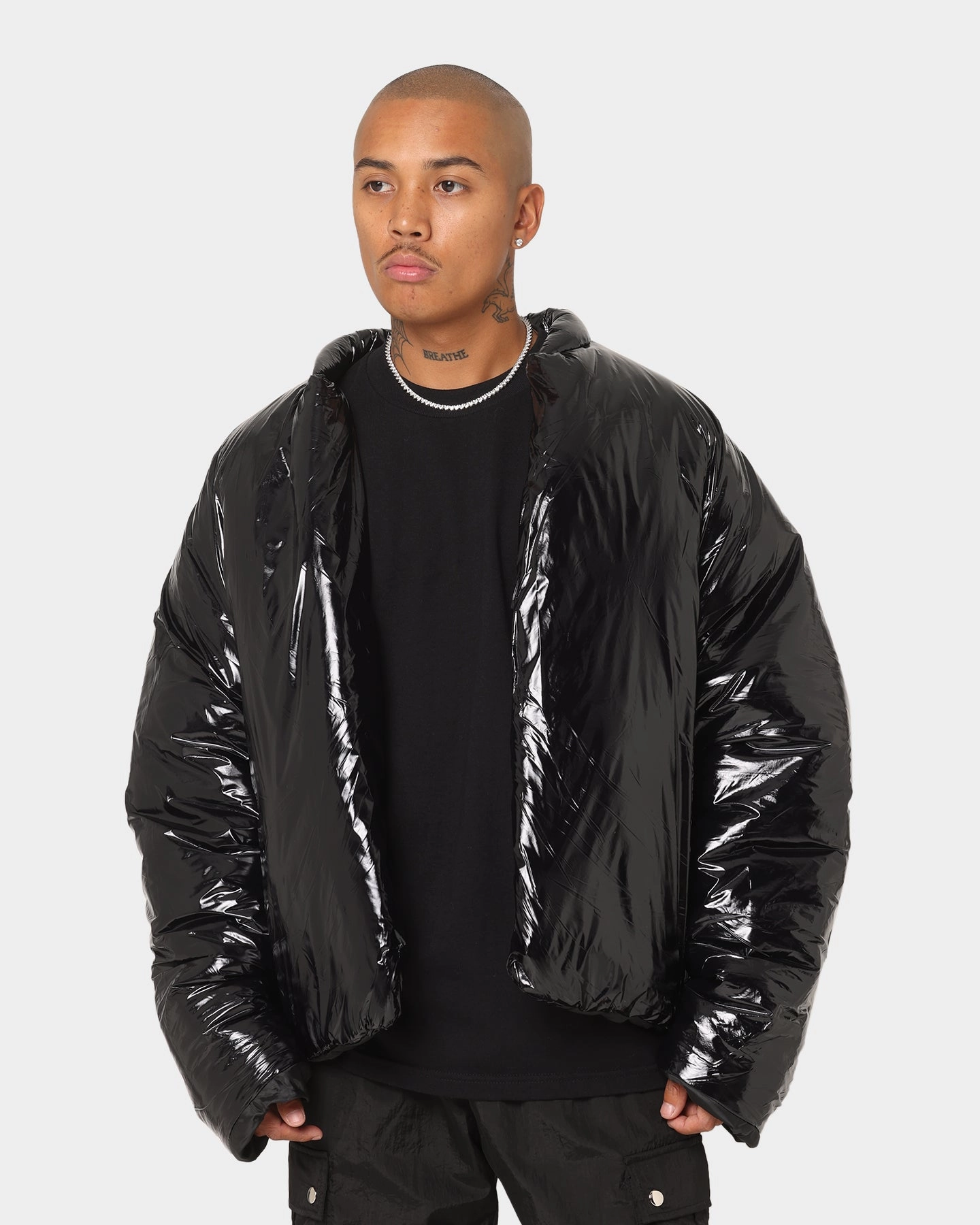 Club Paradise  Paxton Puffer Jacket Black Commuter Choice