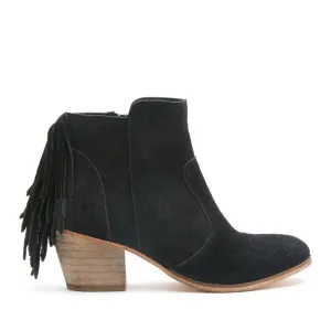 Coconuts Espana Fringed Bootie in Black