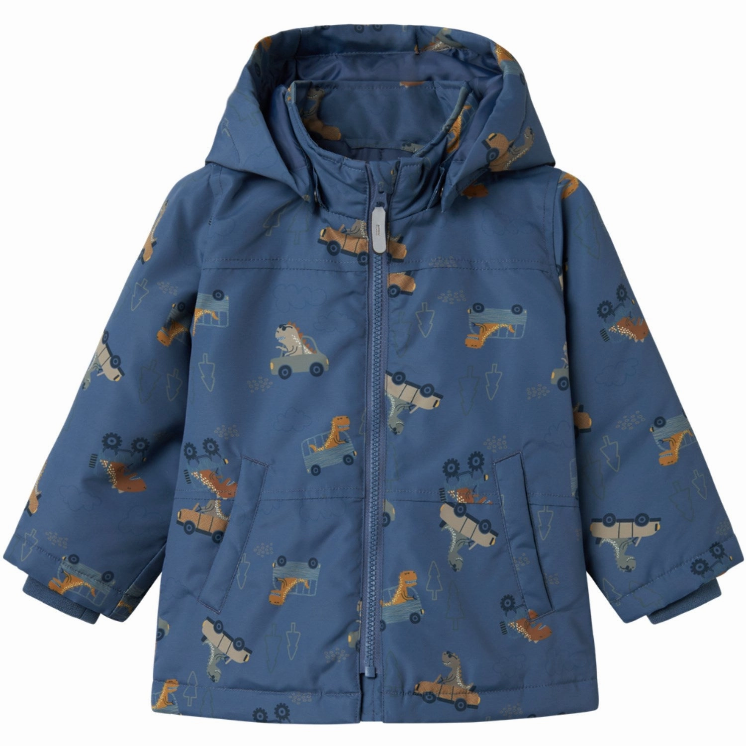Name It Vintage Indigo Dino Car Nmmmax Pa Jacket Aop Noos Neutral Street Style Casual Fit Layer