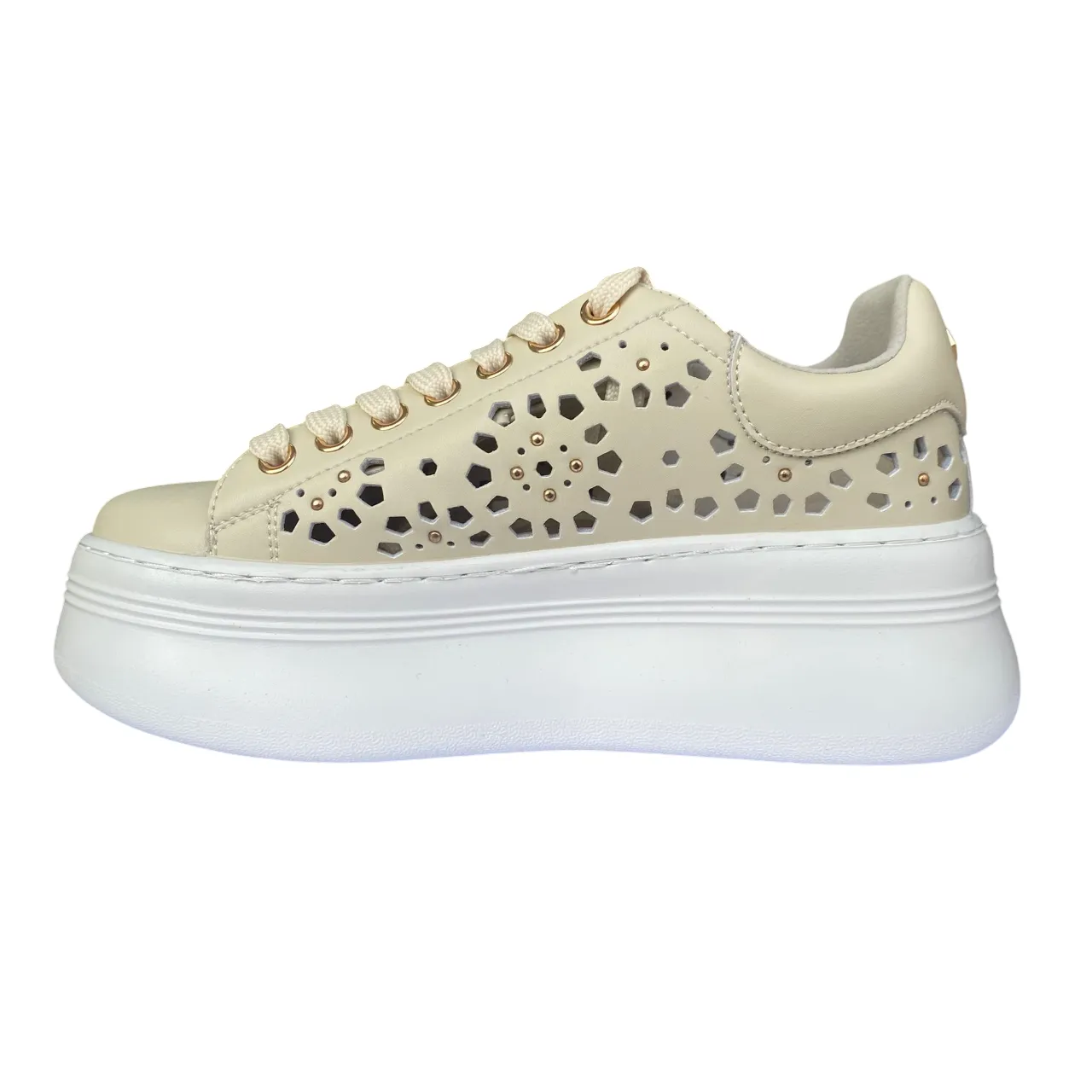 Cult scarpa sneakers con zeppa da donna Pearl 4425 beige durable running option early morning running shoes