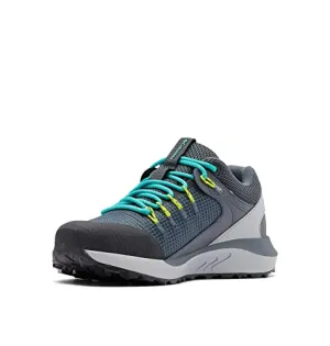 Columbia Womens Trailstorm Waterproof Hiking Shoe, Graphite/Dolphin, 9.5 Wide US