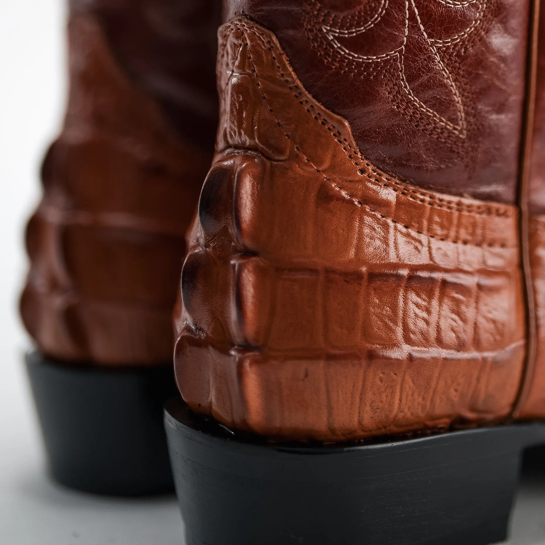 Combo JB904 Cognac Combo Men's Western Boots: J Toe Cowboy & Rodeo boots in Genuine Leather 004 Cognac Belt