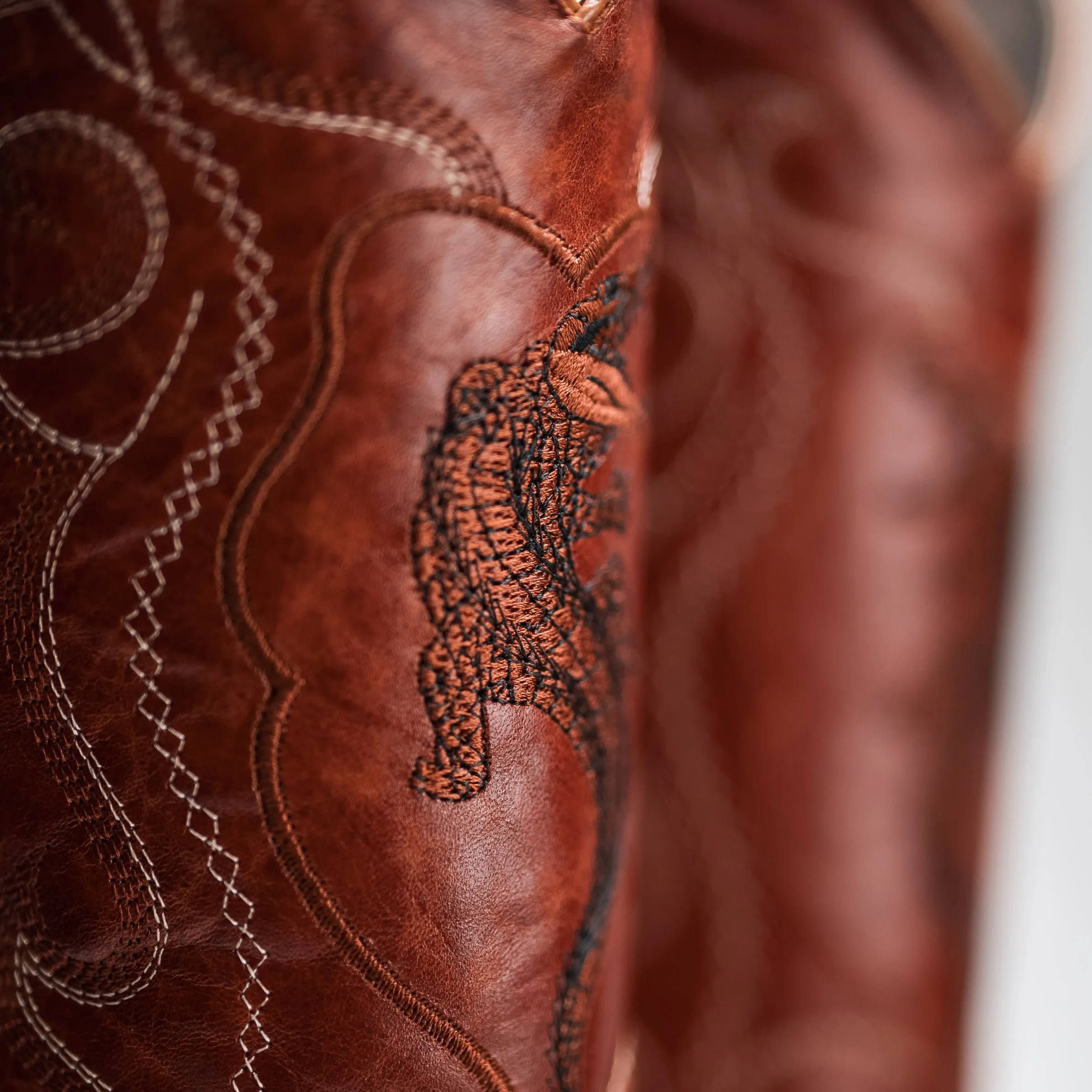 Combo JB904 Cognac Combo Men's Western Boots: J Toe Cowboy & Rodeo boots in Genuine Leather 004 Cognac Belt