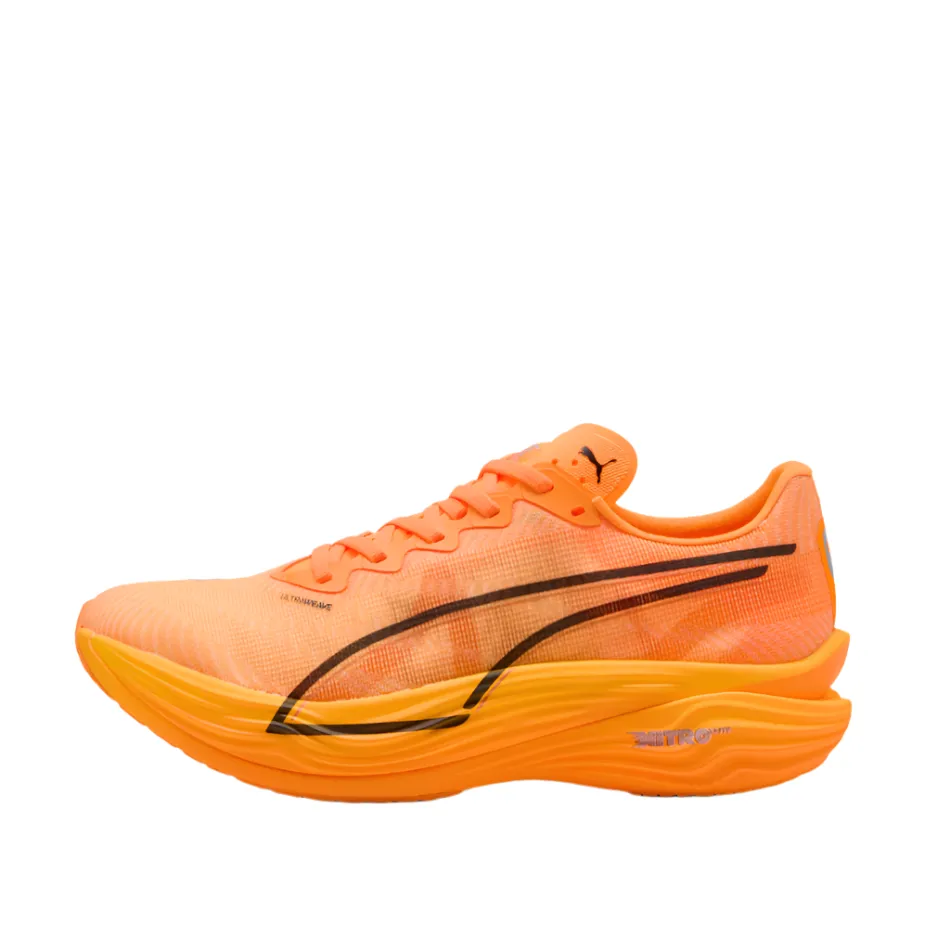 men - only snorkeling shoes PUMA Men's Deviate NITRO Elite 3 Running Shoes in Heat Fire/PUMA Black AW25