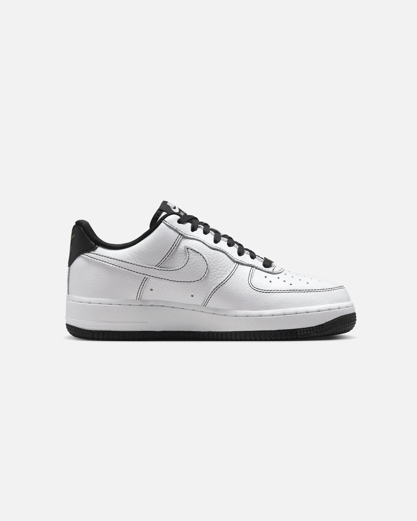 Nike Women's Air Force 1 '07 "Mini Jewel" White/Black Spandex