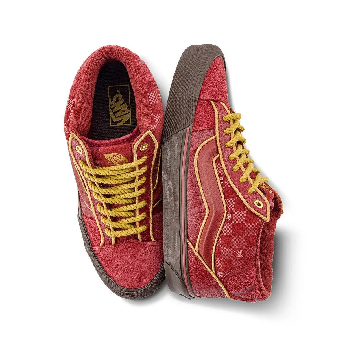 Knu Mid Skool Year of the Dragon 'Dark Red' Versatile Look