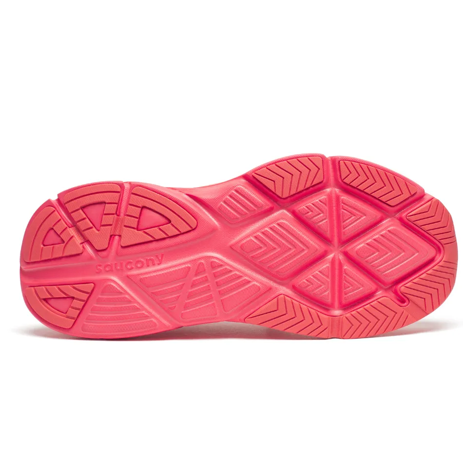 Reliable stability Saucony Women's Guide 18 Running Shoes in Salmon/Coral AW25