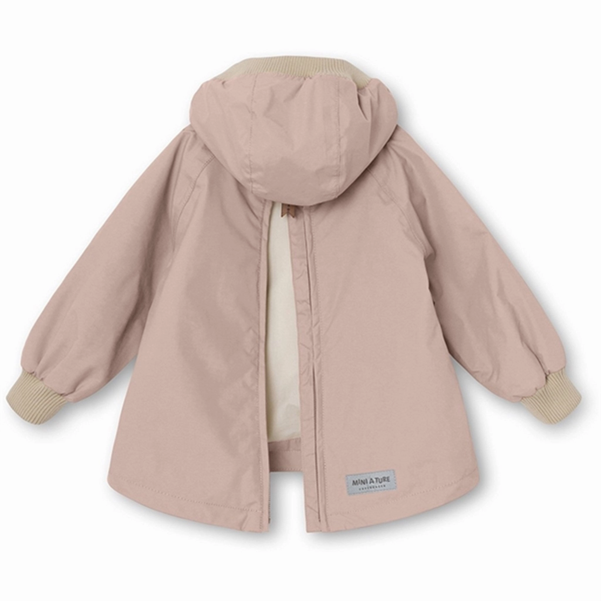 MINI A TURE Baby Vito Spring Anorak Rose Smoke Anti Pilling Textile Layered Collar