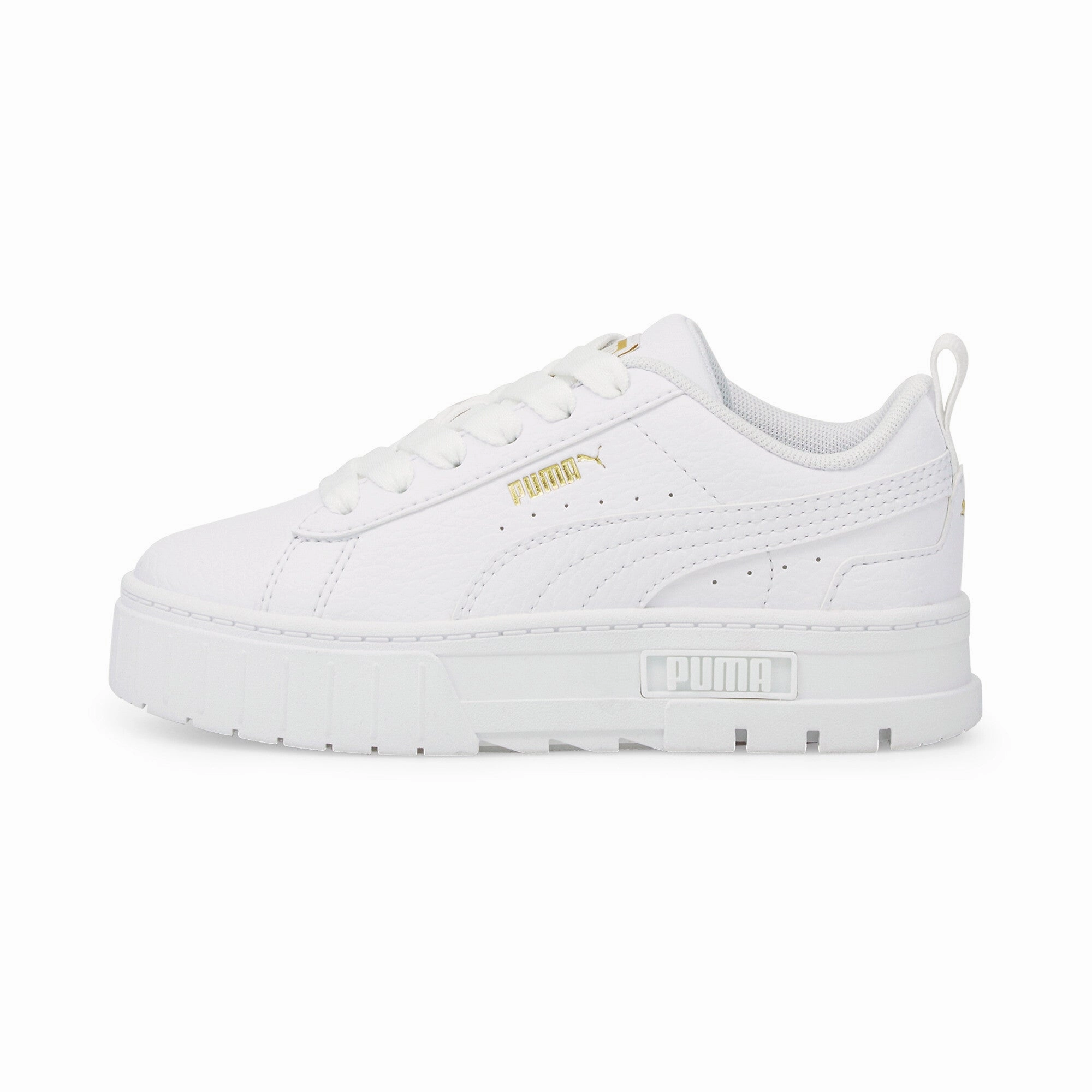 Hyper Elastic Foam Tech Neutral Colors PUMA Little Kids Girls' Mayze Leather Shoes