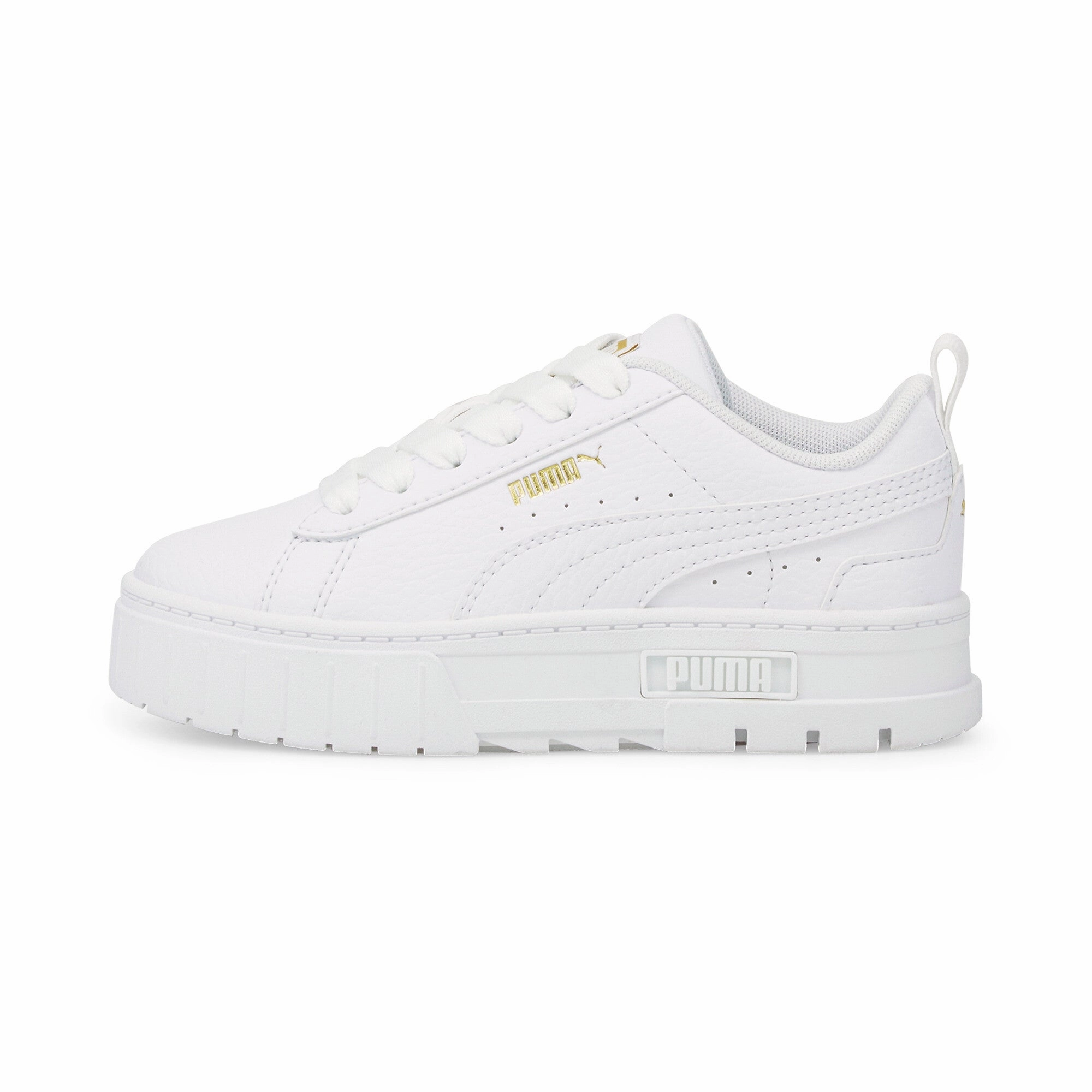 Resilient Form PUMA Little Kids Girls' Mayze Leather Shoes
