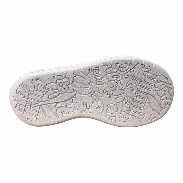 Puma sneakers da bambina Multiflex Glitzm FS V PS 384885 01 bianco argento Torsion Rigidity Running Headphones