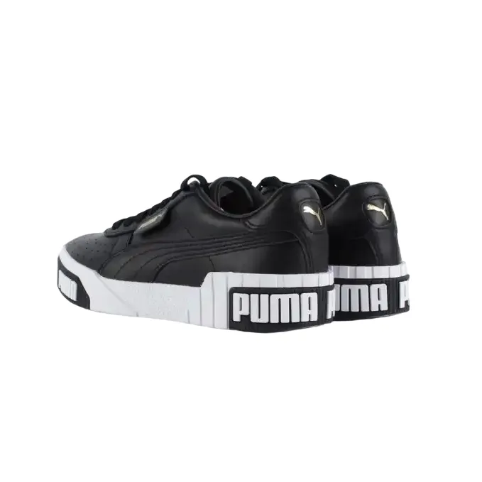 Puma scarpa sneakers da donna Cali Bold 370811 03 nero bianco Micro Adjustable Closure light colors