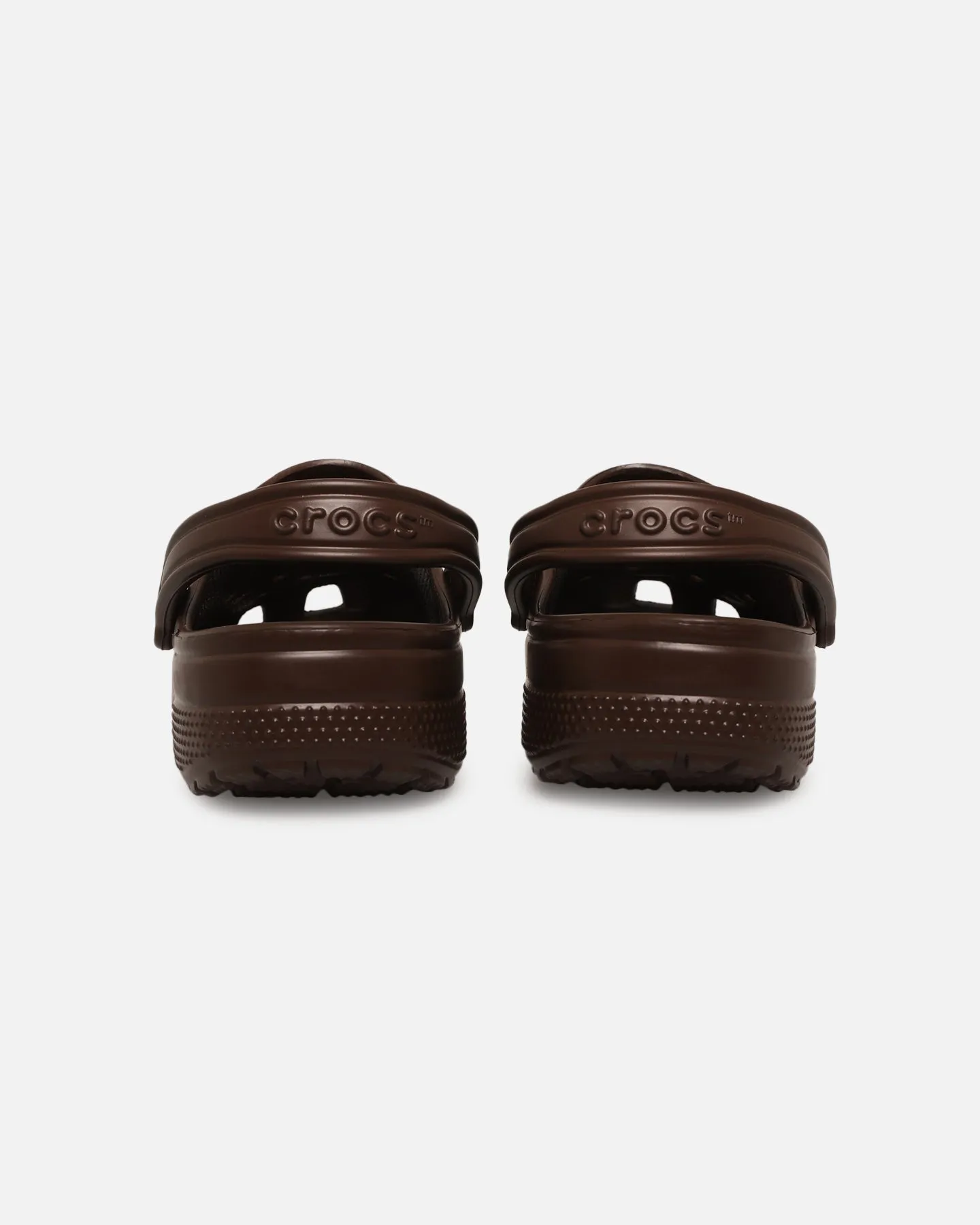 Crocs Classic Clog Coffee Streamlined Design Comfortable For Cross Training