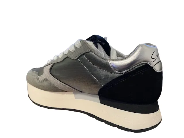 running for mental well - being Sun68 sneakers donna Kelly Nylon Solid Z42214 34 grigio medio