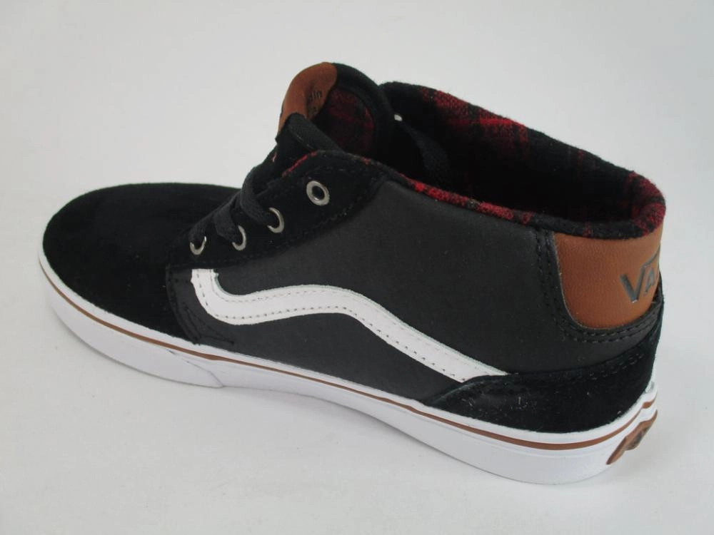 high - top ankle protection Vans Chapman Mid Junior Pelle Scamosciata VN0A2XSSK75 | Sneakers nere