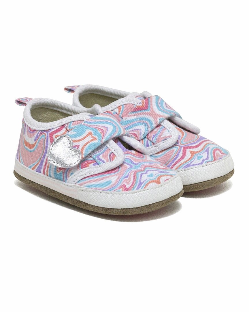 Robeez Swirl Heart Canvas First Kick Padded Feel All   Purpose