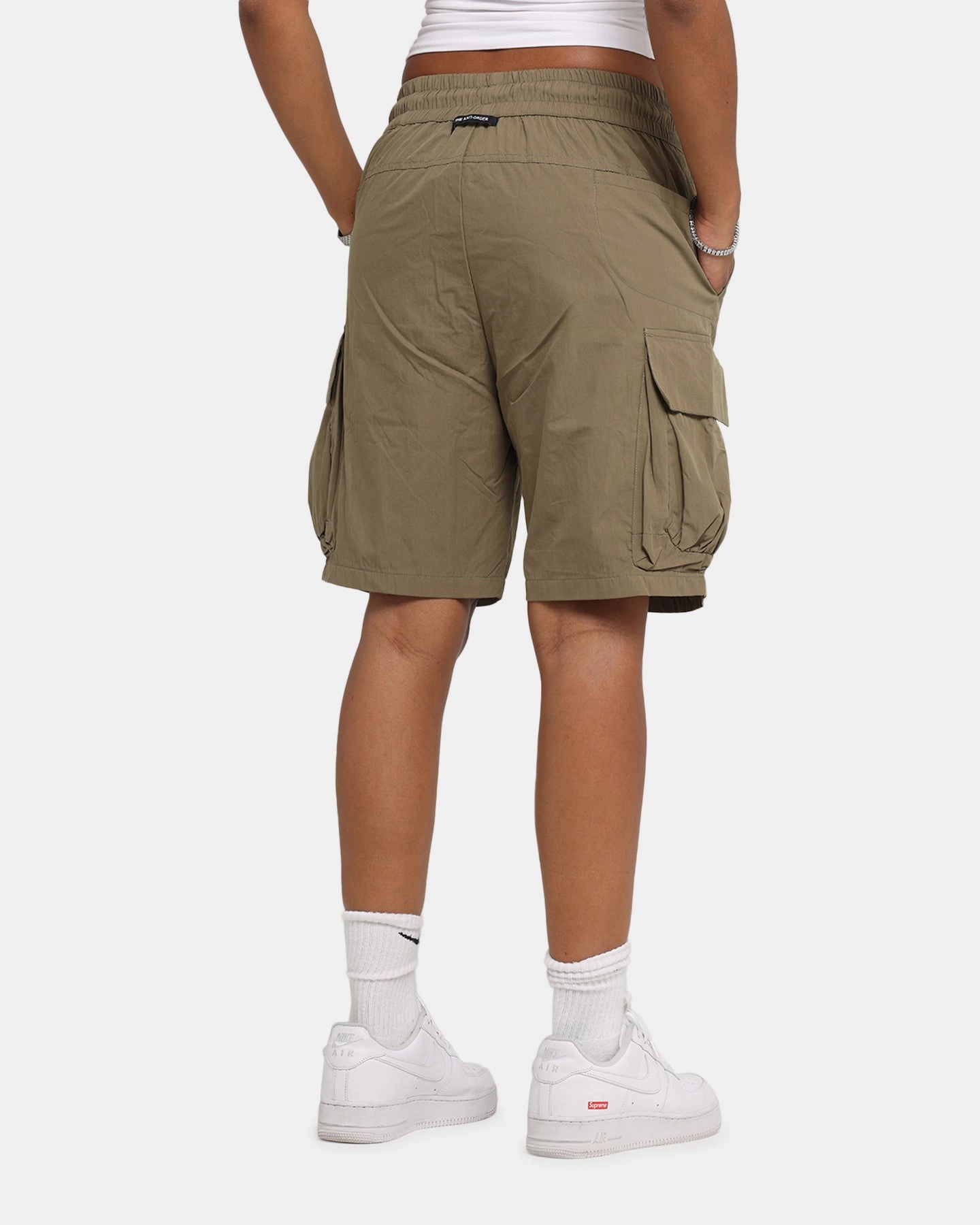 The Anti Order Anti Military Cargo Shorts Dark Taupe Functional Design