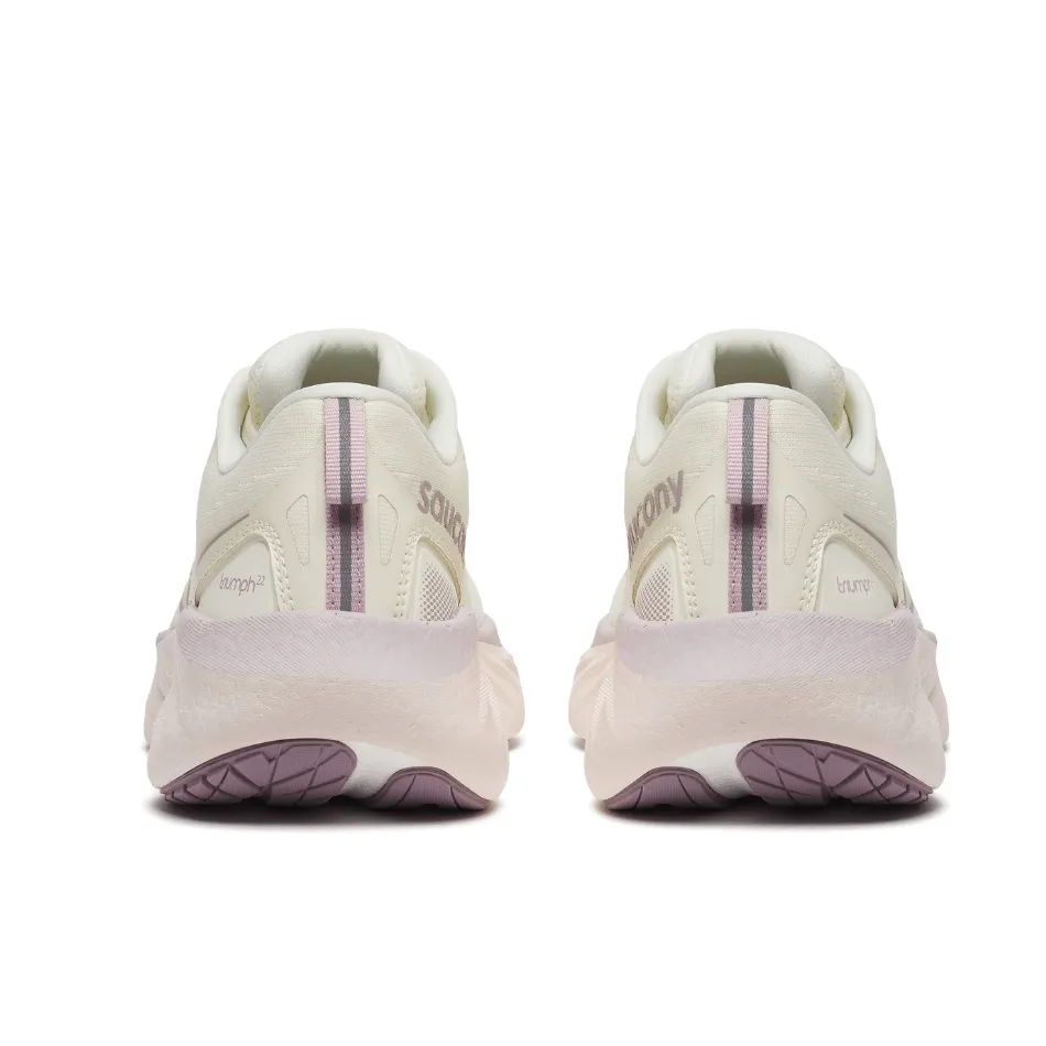 Saucony Women's Triumph 22 Running Shoes in Vanilla Resilient Form
