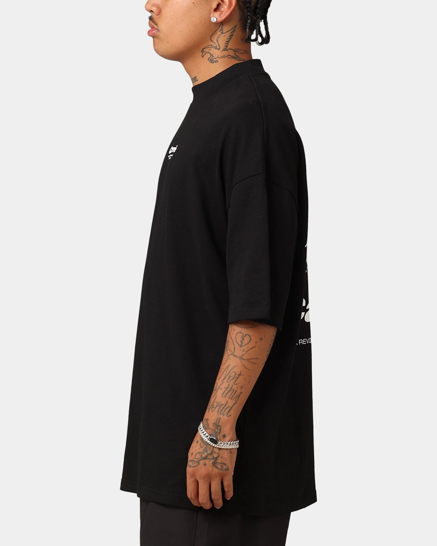 Carr?? Blasted Oversized T-Shirt Black Easy Layering QuickDry Material