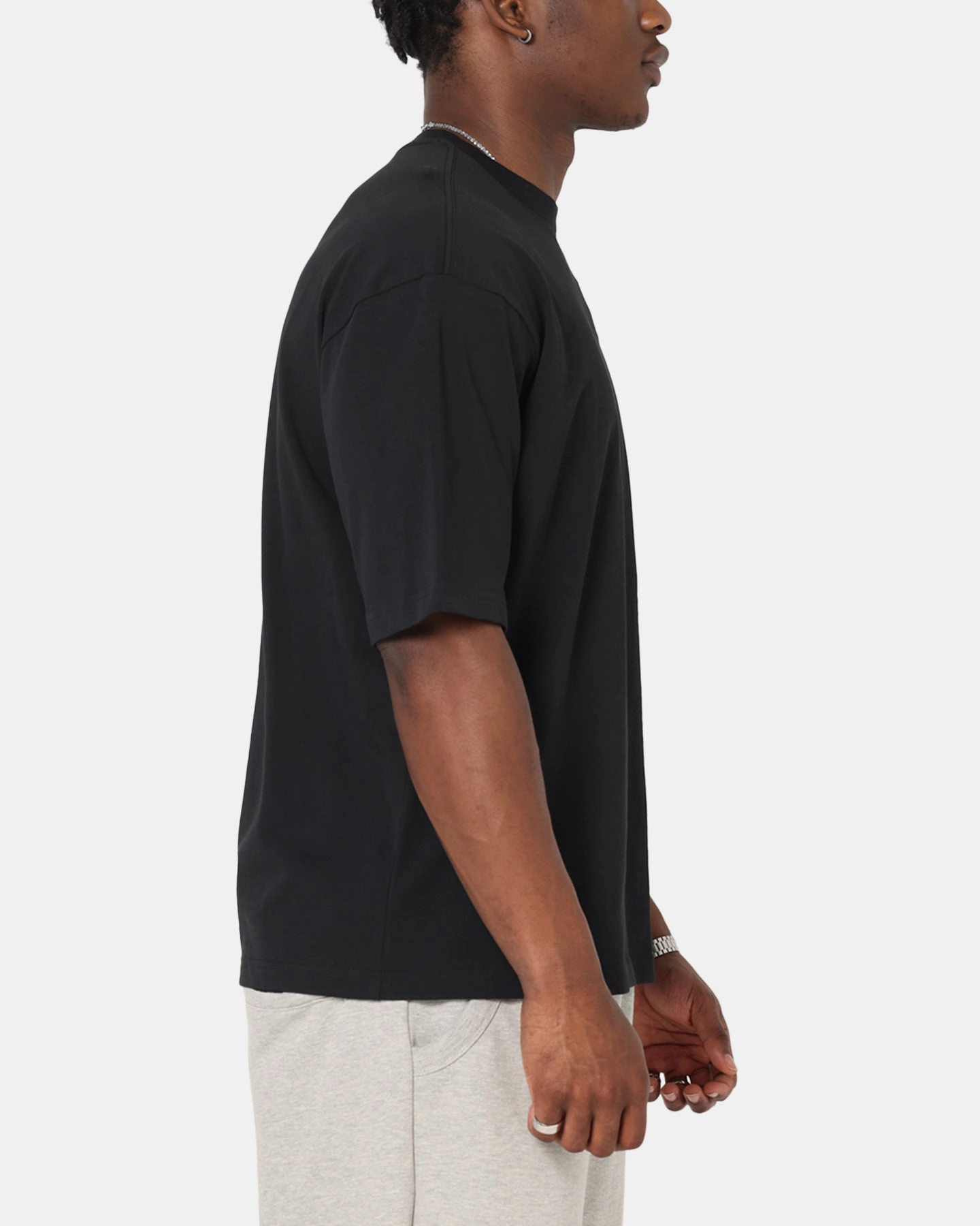 Jordan Flight Essentials Oversized Crewneck T-Shirt Black/Black Cozy Wardrobe Functional Look