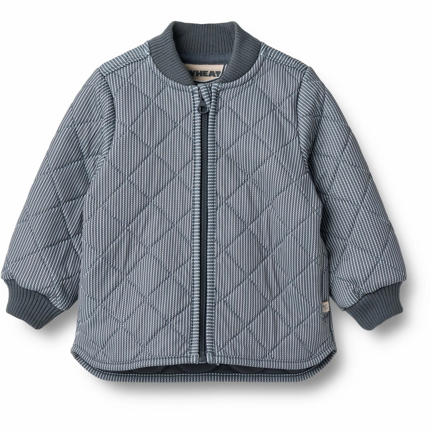 Wheat Ink Stripe Thermo Jacket Loui Packable Style Flexible Shoulder Panels