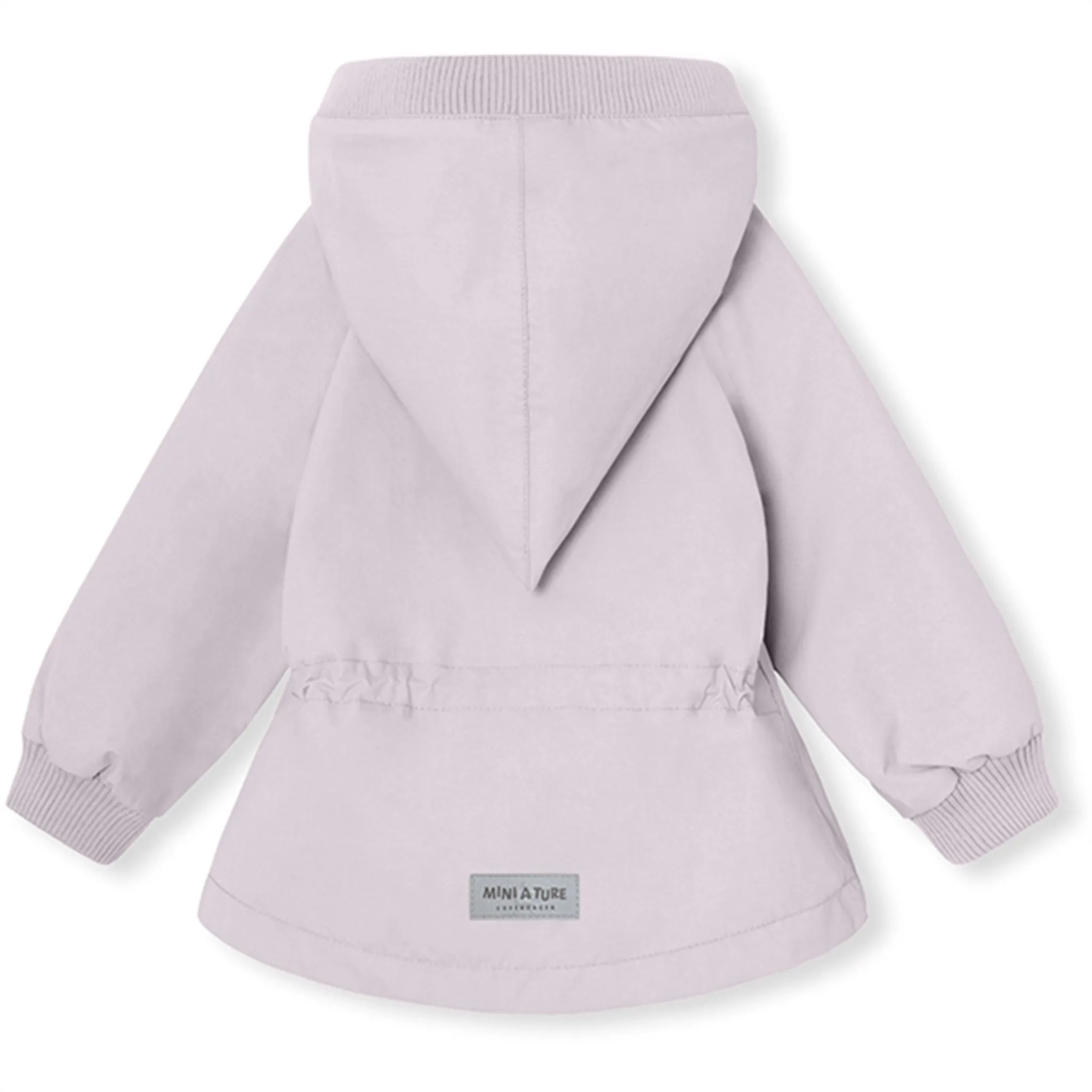 MINI A TURE WAI Spring Jacket w/Fleece Lining Purple Raindrops Ergonomic Seams