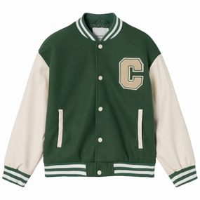 name it giubbotto bomber da ragazzo Miley 13231180 verde-panna Chic Look Winter Look