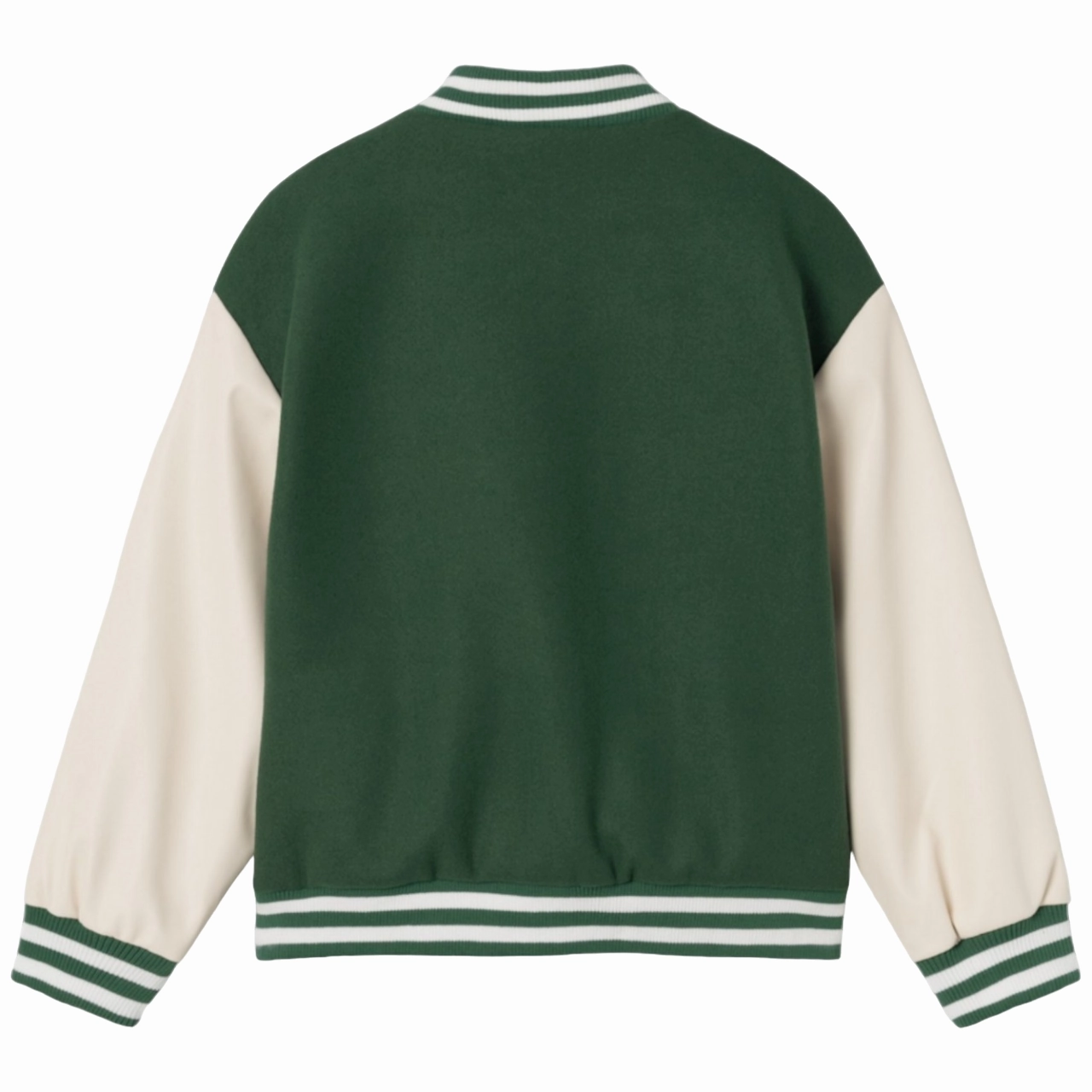Interchangeable Collar System name it giubbotto bomber da ragazzo Miley 13231180 verde-panna