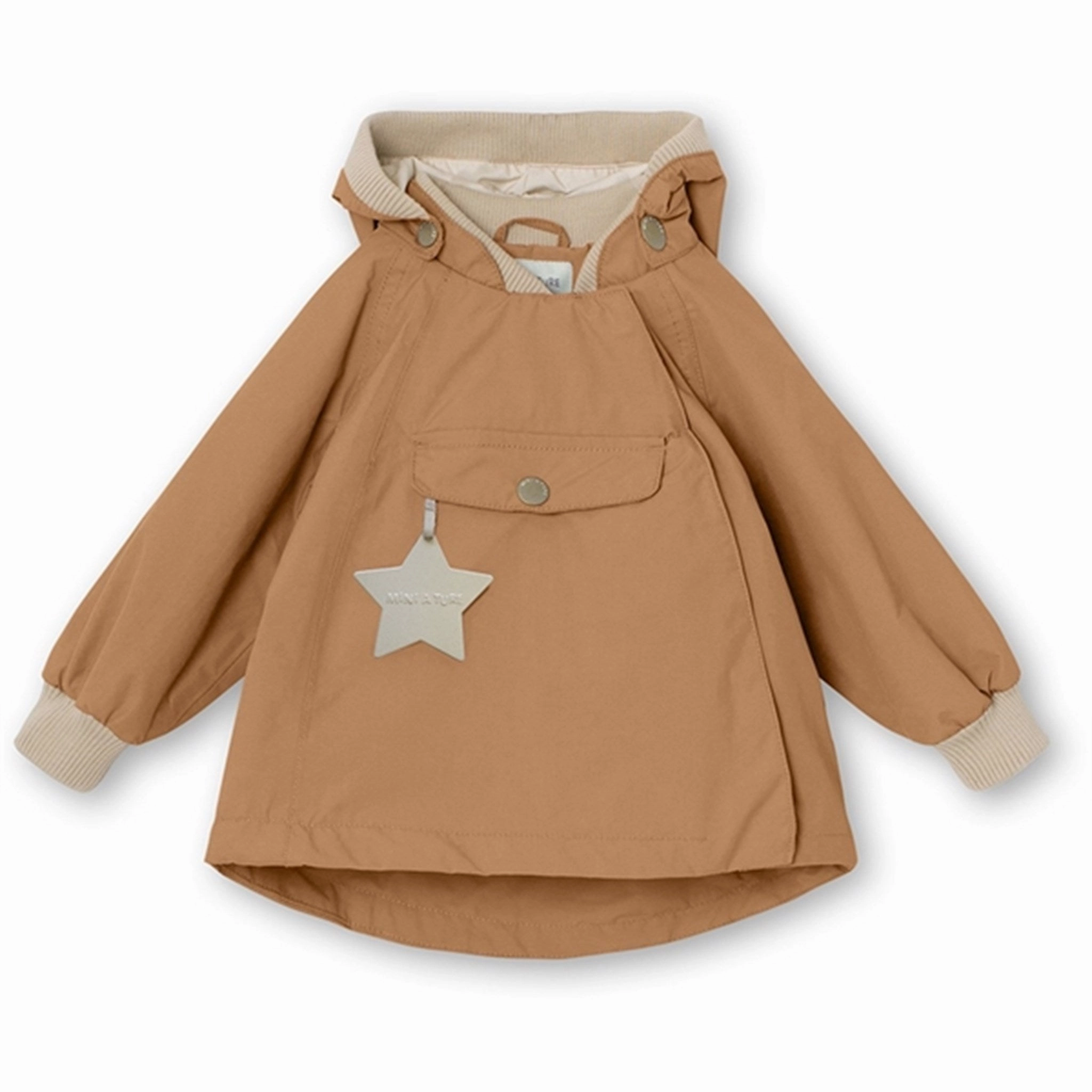 MINI A TURE Wai Spring Jacket Sandstorm Zippered Vents Multi Pocket System
