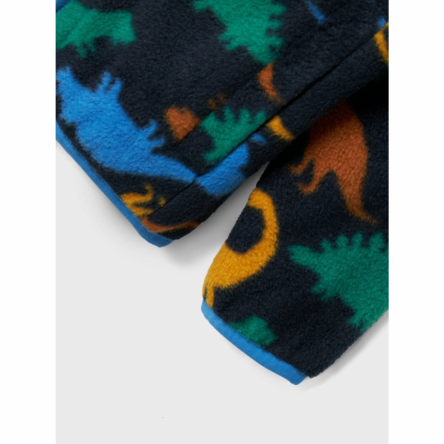 Moisture Wicking Inner Layer Flexible Shoulder Panels Name It Dark Sapphire Meeko Fleece Jacket AOP