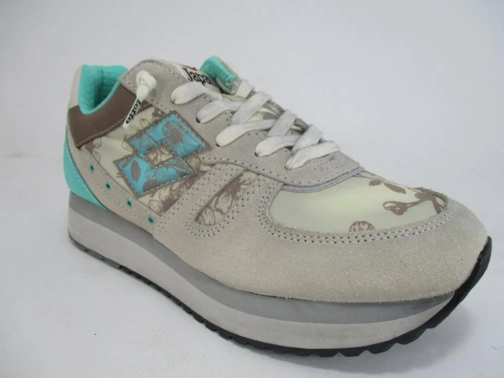 Lotto scarpa sneakers da donna Tokyo Wedge R7080 noce-menta anaerobic shoes AntiSlipTraction