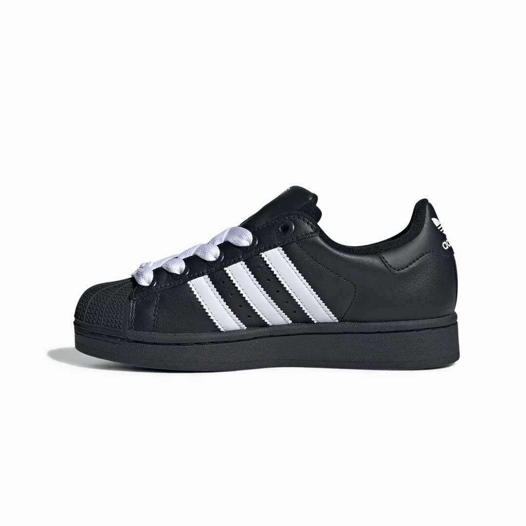 Elastic Lace System Winter Ready adidas - Kids' (Junior) Superstar II Shoes (JI0216)