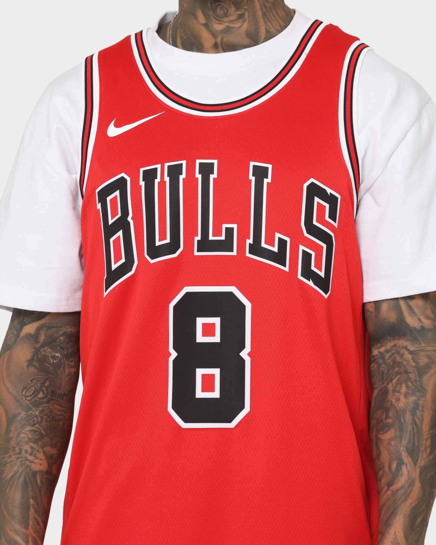 All-day Comfort Game Ready Nike Zach LaVine Chicago Bulls #8 Icon Edition 2022/23 Nike Dri-FIT NBA Swingman Jersey University Red