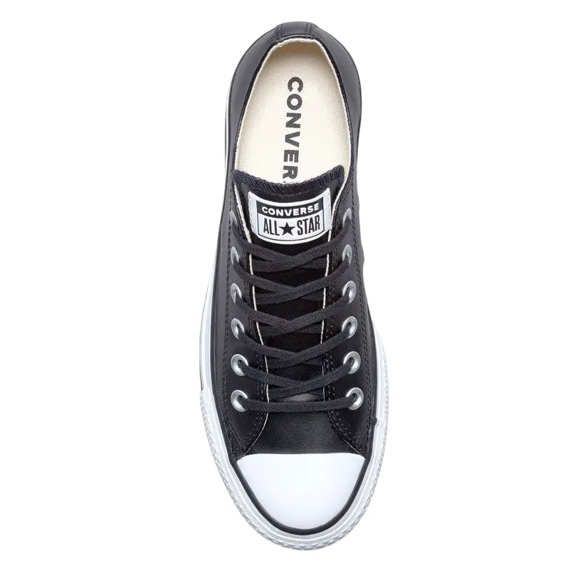 battery - powered Converse All Star Chuck Taylor Donna Pelle 561681C | Sneakers Platform nera
