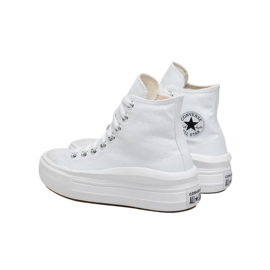Molded EVA Converse All Star Chuck Taylor Move Donna Tela 568498C | Sneakers Platform alta bianca