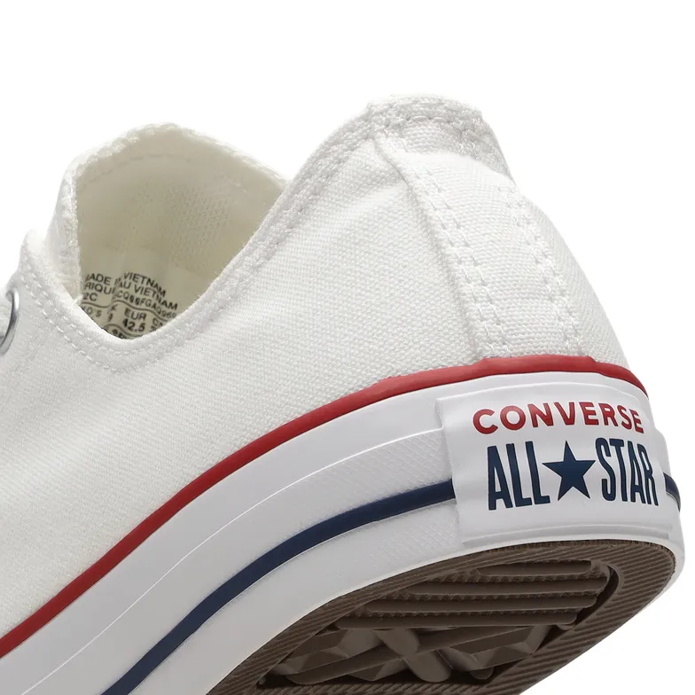 Reinforced Eyelets Converse All Star Chuck Taylor OX Unisex Tela M7652C | Sneakers bianca