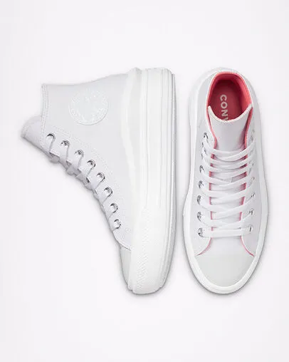 Converse Hybrid Shine Chuck Taylor All Star Move 571622C bianco running in old tracks shoes outstanding - running